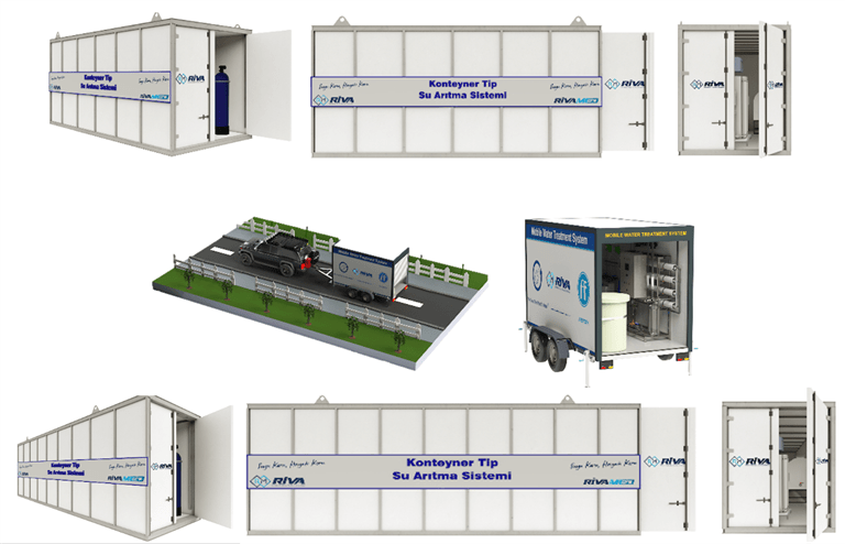 Konteyner Tip Su Arıtma Sistemleri.